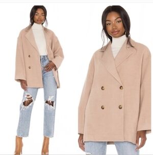 NWT Free People Hannah Slouchy Blazer Jacket Double Breasted Oversized Large